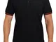 BLK 420250001-Polo da Uomo, Uomo, 420250001, Nero, M