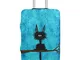 Custodia per bagagli Cute Black Kitten Cat Twig Bagaglio Protector Bagaglio da viaggio Tag...