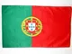AZ FLAG Bandiera Portogallo 150x90cm - Gran Bandiera Portoghese 90 x 150 cm Poliestere Leg...