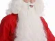 WIG ME UP ® -08-A+B-ZA60 Set Parrucca & Barba Bianco Babbo Natale Santa Claus San Nicola S...