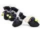 Feidaeu Pet Dog Shoes 4Pcs / Set LargeCotton Winter Soft Peluche Impermeabile/Riflettente...