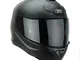 108163 Casco moto G-Mac Roar Evo Full-face in vetroresina + visiera scura GRATUITA (nero s...