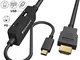 USB C HDMI Adattatore Cavo,Ricarica,4K 60Hz, Tipo C Dex Station per Samsung S10,S9,S8 Plus...