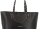 BRACCIALINI TUA Tua by Love Borsa Tote Donna, Nero 14x31x49 cm (W x H x L)