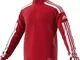 adidas SQUADRA21 Training, Felpa da Allenamento Uomo, Team Power Rosso/Bianco, S