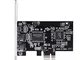 Mavis Laven PCI-E PCI Express Scheda controller IEEE 1394 FireWire 1394a con cavo Firewire