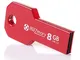 meZmory Mini Chiavetta USB 2.0 8GB a Forma di chiave - Impermeabile & Veloce - Estremament...