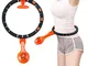 Surplex Fitness Massage Hula Hoop, Auto Spinning Smart Conteggio Removibile Hula Hoop, Sot...