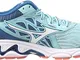 Mizuno Wave Inspire 14 WOS, Scarpe da Running Donna, Aqua Splash White Blue Sapphire, 36.5...