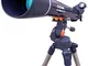 HGERFXC Telescopio Portatile, 70mm Apertura 700mm Montatura Telescopio rifrattore per Astr...