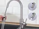 HOMELODY Rubinetto Cucina con Doccetta Estraibile Miscelatore Cucina Girevole a 360° 2 Fun...