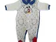 dierre tutina neonato in ciniglia DISNEY mickey ellepi art. WQ3031 (3 mesi, grigio)