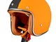 BHR Retro' 711 94001 Casco Demi-Jet da uomo, L, Arancio Opaco A