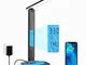 Lampada da Scrivania a LED con Ricarica Wireless e Porta di USB,LAOPAO Lampada da Tavolo P...