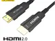 Cavo YIWENTEC HDMI fibra ottica attiva 4Kx2K a 60Hz, Ultra HD 18Gbps ad alta velocità, com...