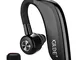 Auricolare Bluetooth Cuffia Bluetooth Wireless Mono con Microfono HD, 25 Ore di Conversazi...