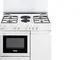 Cucina a gas con forno elettrico, N° 4 Fuochi + 2 Piastre, 86x50 cm, colore Bianco SEW 854...