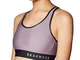 Under Armour Mid Keyhole, Reggiseno Sportivo Donna, Slate Purple/Blackout Purple/Slate Pur...