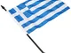 AZ FLAG Bandiera da Tavolo Grecia 21x14cm - Piccola BANDIERINA Greca 14 x 21 cm