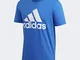 adidas Badge of Sport, Pantaloncini Uomo, Blu/Bianco, L