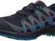 Salomon Speedcross 4 GTX, Scarpe da Trail Running Unisex-Adulto, Blu/Arancione (Navy Blaze...