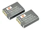DSTE® 2x NP-95 Ricaricabile Li-ion Batteria per Fujifilm FinePix F30, FinePix F31fd, FineP...