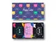 Happy Socks 3-Pack Mixed Cat Socks Gift Set, colorate e divertenti, Calzini per uomo e don...