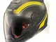 CASCO CROSSOVER N40-5 GT RESOLUTE 023 TAGLIA XL FLAT BLACK NOLAN N-COM