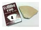 Filtro Caffe' Caffettiera Americana N.4 Scat.100pz