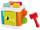 Chicco Cubo Incastra e Martella 2 in 1, Gioco Forme e Incastri per Bambini con 4 Forme Geo...