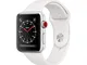 Apple Watch Series 3 (GPS + Cellular, 42 mm) Cassa in Alluminio Argento e Cinturino Sport...