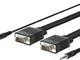 VivoLink PROVGAS10 10m VGA (D-Sub) + 3.5mm VGA (D-Sub) + 3.5mm Nero Cavo e Adattatore Vide...