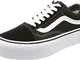 Vans Old Skool Platform, Sneaker Bambina, Nero (Black/White Y28), 35 EU