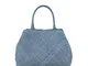 Tosca Blu Shopping bag Betulla, Unica, Azzurro