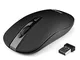 LeadsaiL Mouse Wireless Ricaricabile, Mouse Ottico Mini Silenzioso con Clic Mute, Ergonomi...