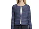 Tom Tailor Blazer, Boucle Blu Rosa, L Donna