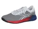 Reebok Nano 9, Scarpe da Ginnastica Unisex-Adulto, Multicolor (Bianco/Nero/HUMBLU), 44 EU