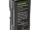 NEEWER Batteria V-mount – 95W 14,8V 6600mAh Ricaricabile a Litio per Videocamere, Compatib...