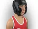 GREEN HILL Casco da Boxe Bambino Pugilato Boxing Head Guard CASCHETTO Kid Bimbo (Nero, Mod...