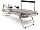 TUPOSTAR Pilates Reformer Pieghevole Pilates Reformer Machine Equipment per Casa,Grigio