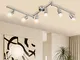 Lampadario da Soffitto, Bojim Faretti LED da Soffitto Orientabili con 6 Luci GU10 Bianco C...