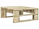 vidaXL Legno FSC Verde Ottomana da Giardino con Pallet Seduta Sdraio Esterni