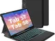 MagoFeliz Tastiera retroilluminata con custodia in TPU per Samsung Galaxy Tab S8/Tab S7 11...