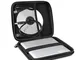 Salcar - Custodia rigida portatile per interni ed esterni DVD CD Blu Ray masterizzatori, P...