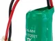 VIMAR 00910 Batteria Ricaricabile Ni-MH 4,8 V 80 mAh di Ricambio per torce elettroniche, C...