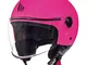 MT HELMETS Street Solid 11050000813 Casco da Moto, Unisex - Adulto, XS, Rosa (Gloss Pink)