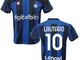 Generico Maglia Calcio Lautaro 10 neroazzurra Replica autorizzata 2022-2023 Regalo per Tif...