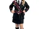 Ciao Carabiniere Costume Bambina, Nero, 9-11 anni