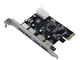 SEDNA - PCI Express USB 3.0 4 con adattatore (4E) - NEC/Renesas 720201 chipset