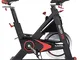 CARE FITNESS - Racer XPR elettronica - Spin Bike di fascia alta - Cyclette da spinning - S...
